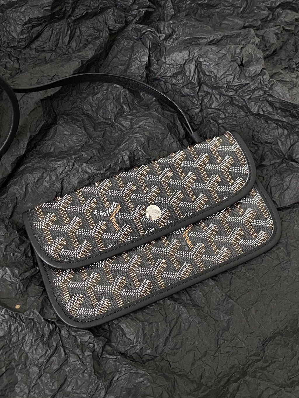Goyard Saint Louis GM 40cm Black Canvas Bag