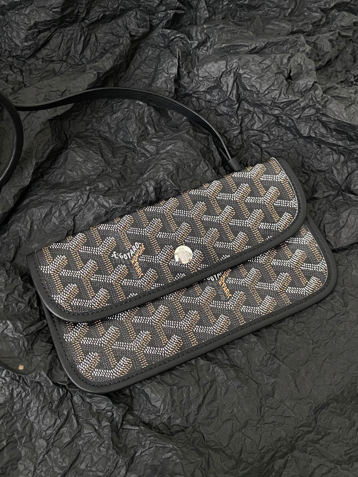 Goyard Saint Louis GM 40cm Black Canvas Bag