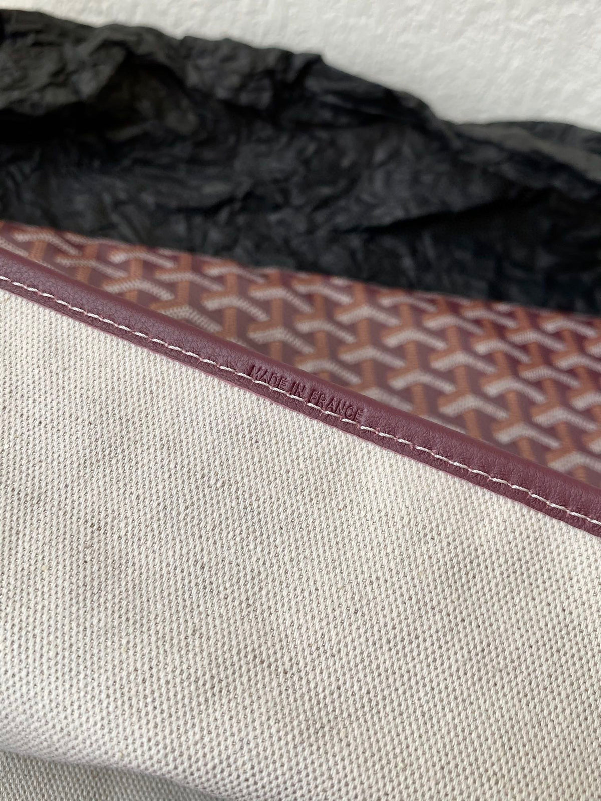 Goyard Saint Louis GM 40cm Burgundy Canvas Bag