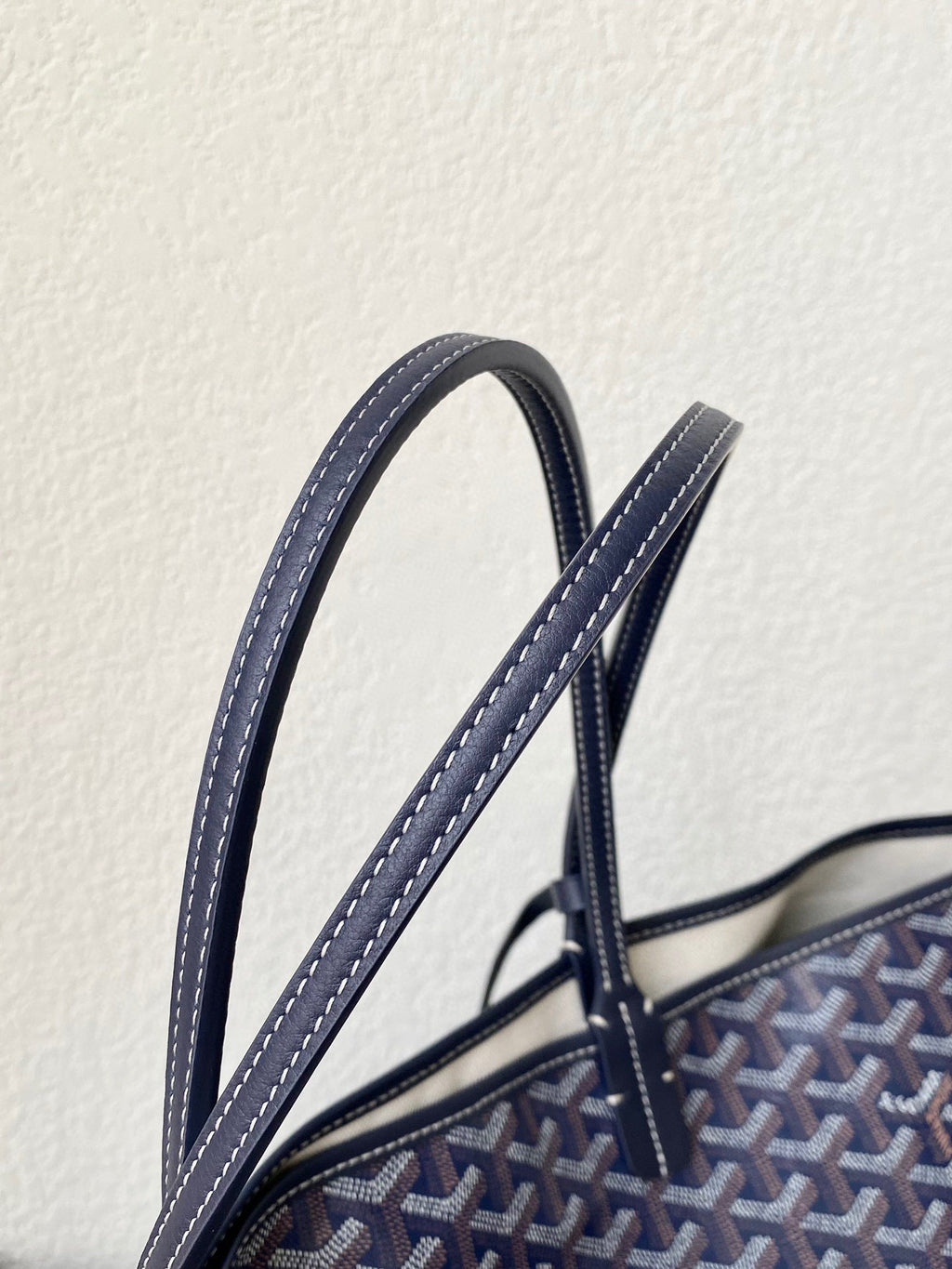 Goyard Saint Louis GM 40cm Navy Blue Canvas Bag