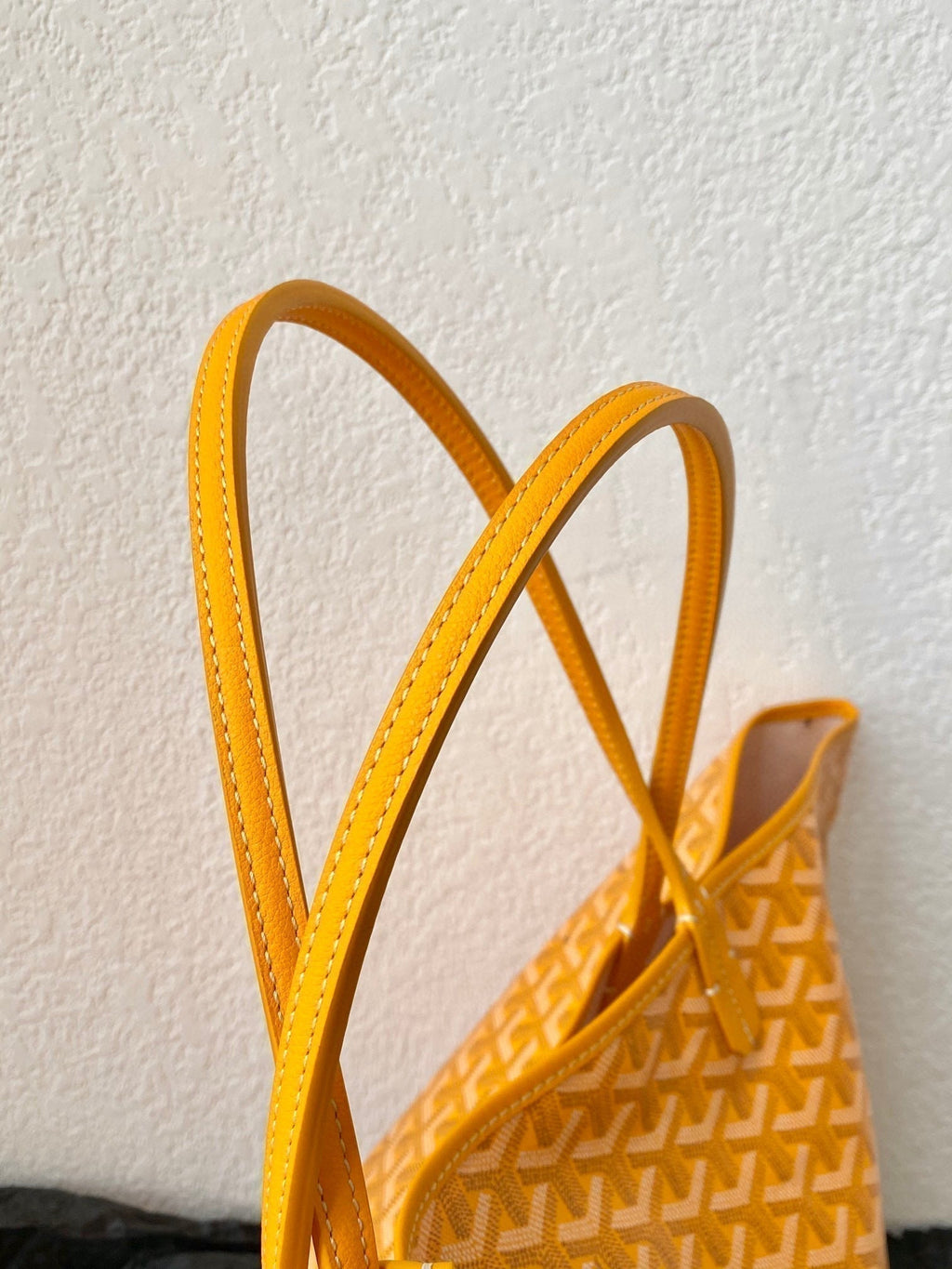 Goyard Saint Louis GM 40cm Yellow Canvas Bag