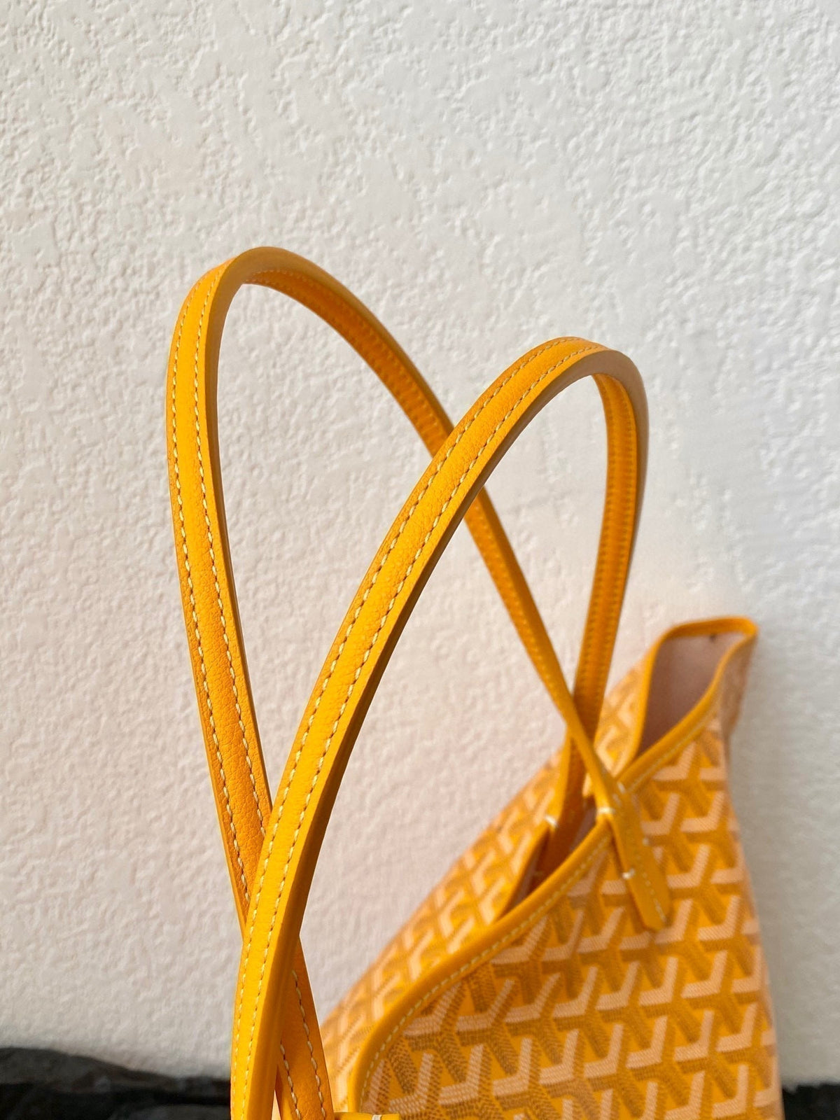 Goyard Saint Louis GM 40cm Yellow Canvas Bag