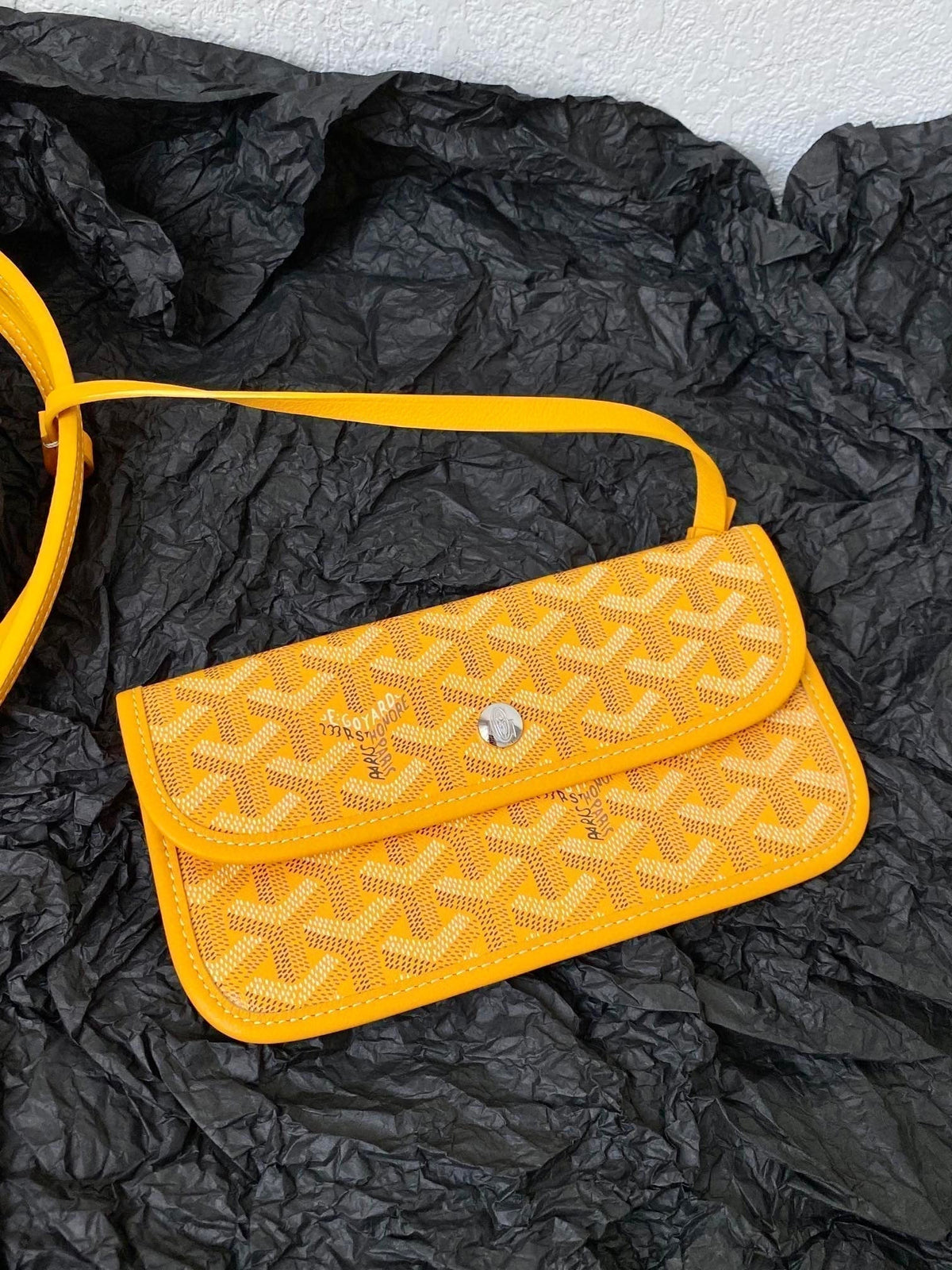 Goyard Saint Louis GM 40cm Yellow Canvas Bag