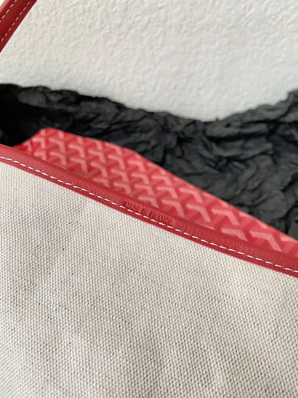 Goyard Saint Louis GM 40cm Red Canvas Bag