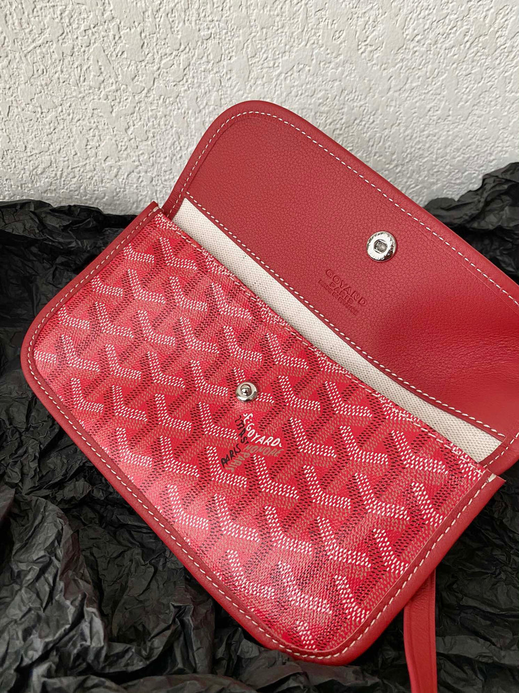 Goyard Saint Louis GM 40cm Red Canvas Bag