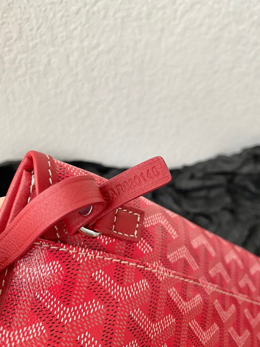Goyard Saint Louis GM 40cm Red Canvas Bag