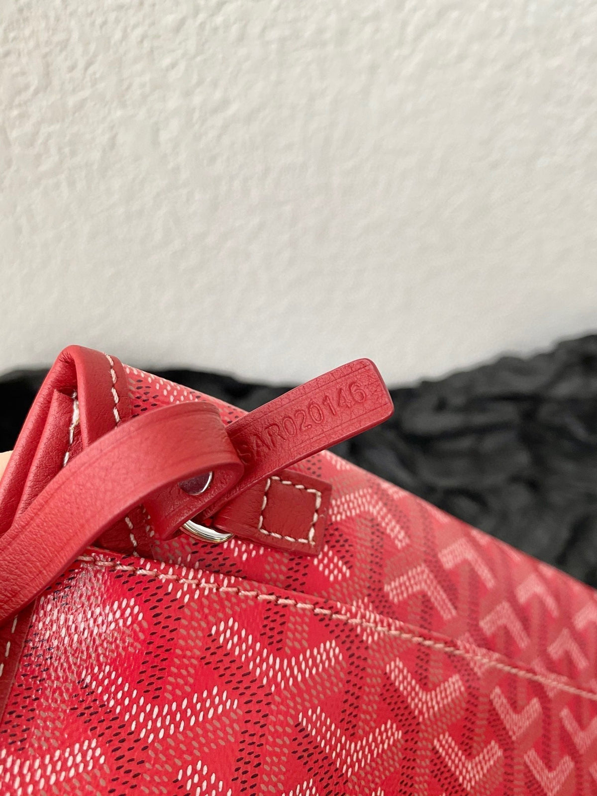 Goyard Saint Louis GM 40cm Red Canvas Bag