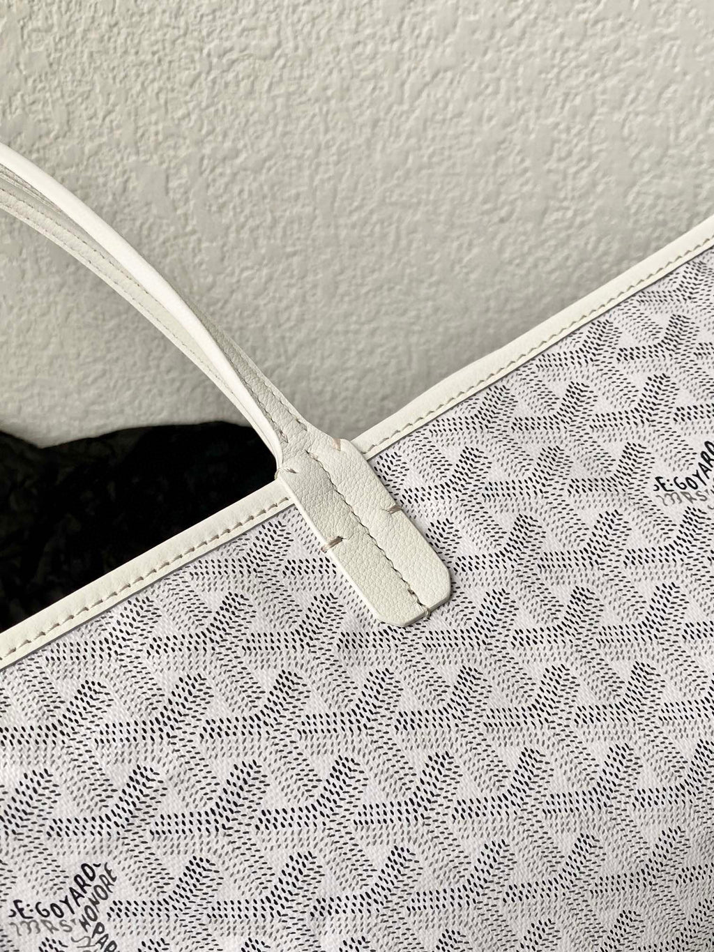 Goyard Saint Louis GM 40cm White Canvas Bag