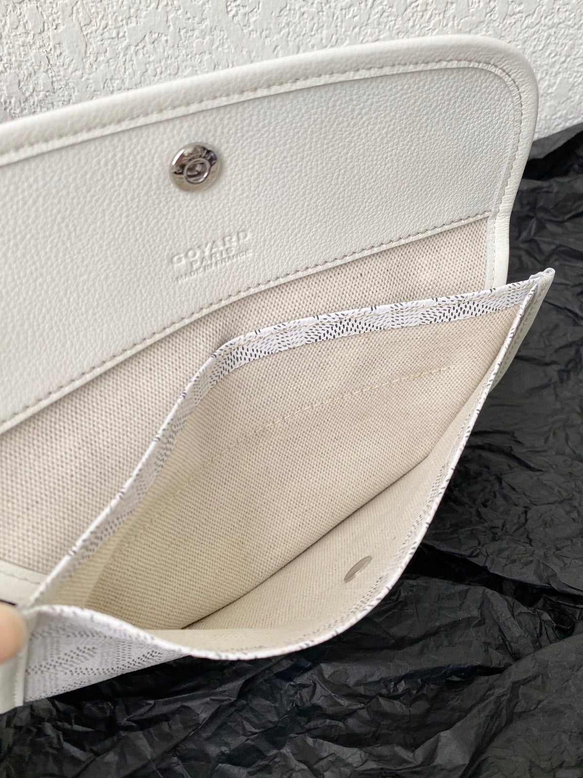 Goyard Saint Louis GM 40cm White Canvas Bag