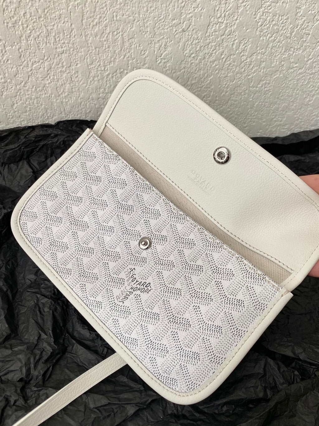 Goyard Saint Louis GM 40cm White Canvas Bag