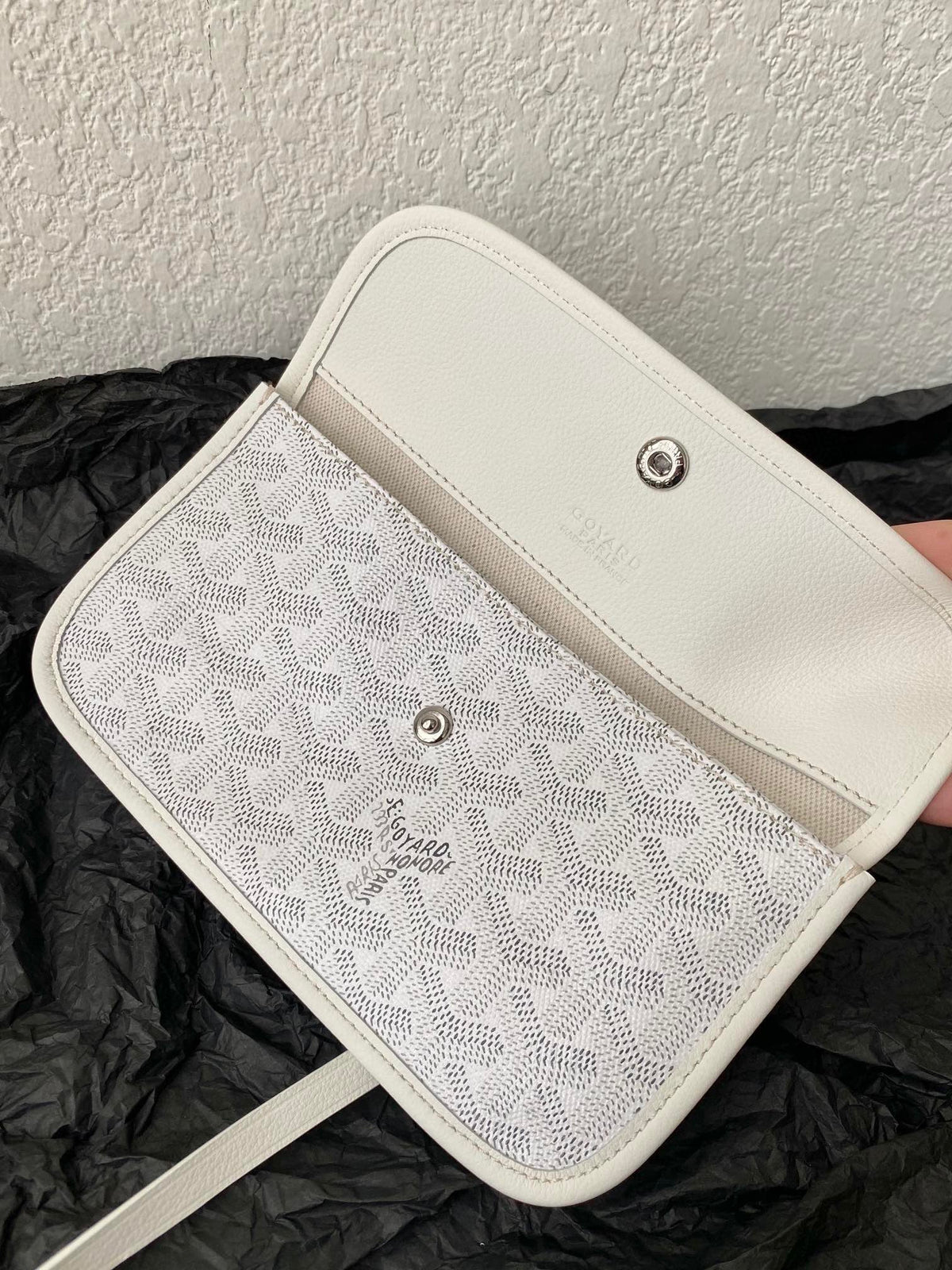 Goyard Saint Louis GM 40cm White Canvas Bag