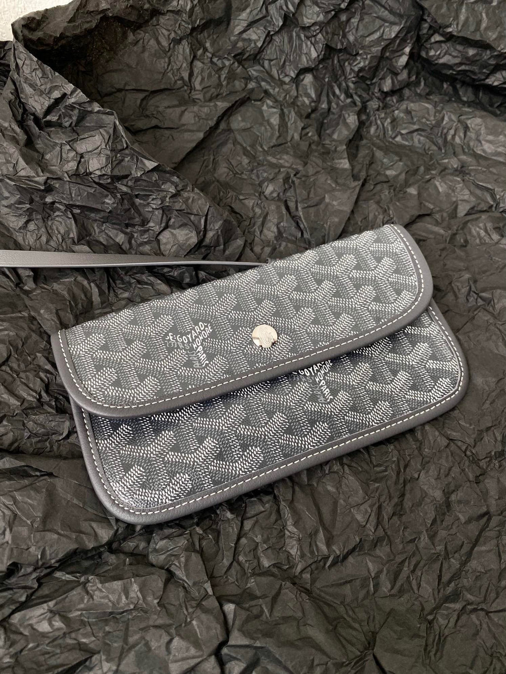 Goyard Saint Louis GM 40cm Grey Canvas Bag