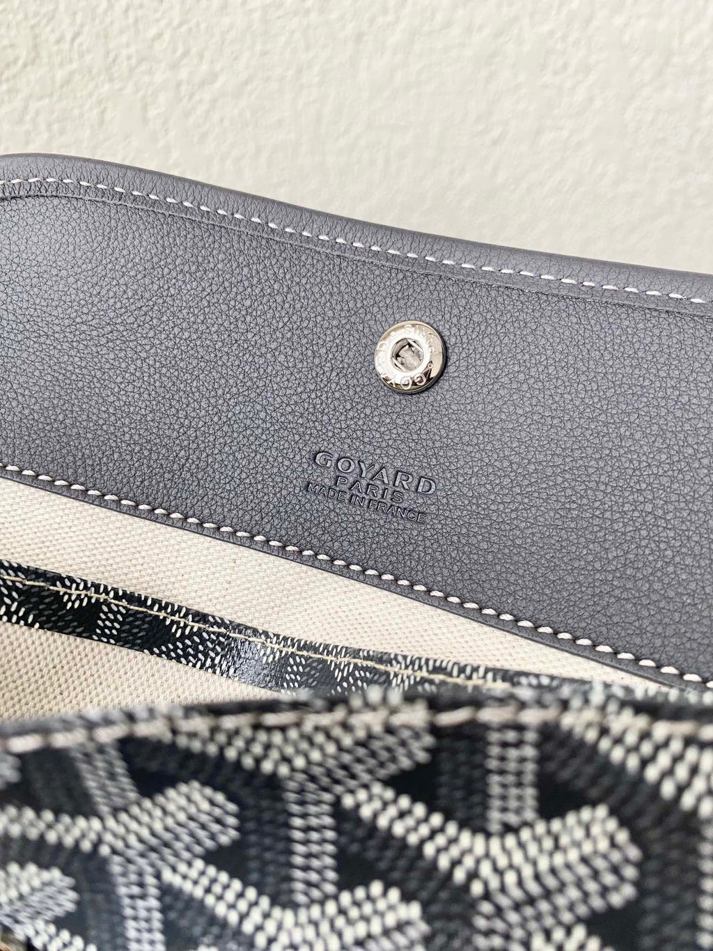 Goyard Saint Louis GM 40cm Grey Canvas Bag