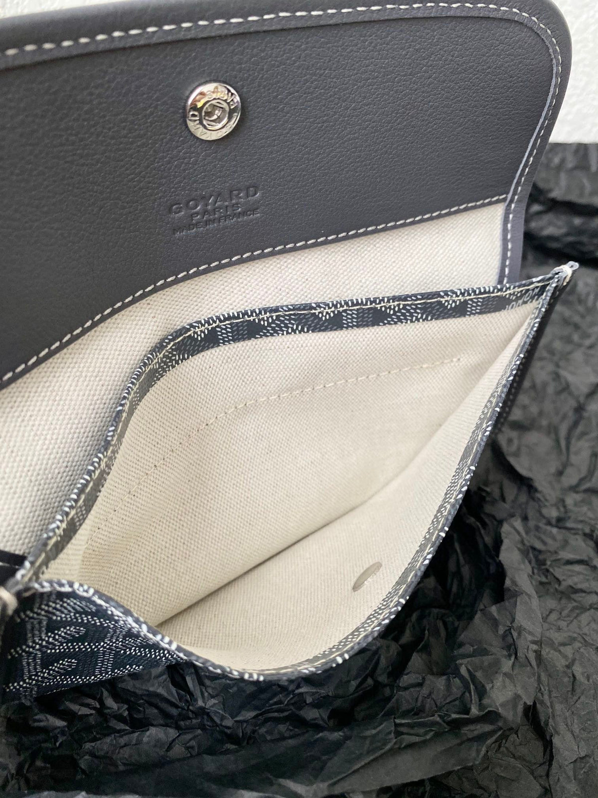 Goyard Saint Louis GM 40cm Grey Canvas Bag