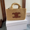 Celine Tcabas Thais 27 Raffia Bag