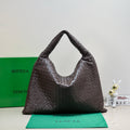 Bottega Veneta Large Hop 54 in Brown Lambskin Bag