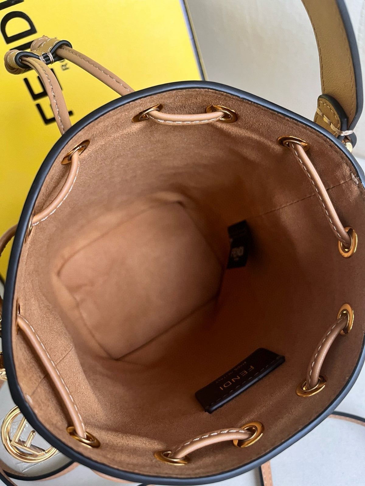 Fendi Mon Tresor 18 in Brown Calfskin Bag
