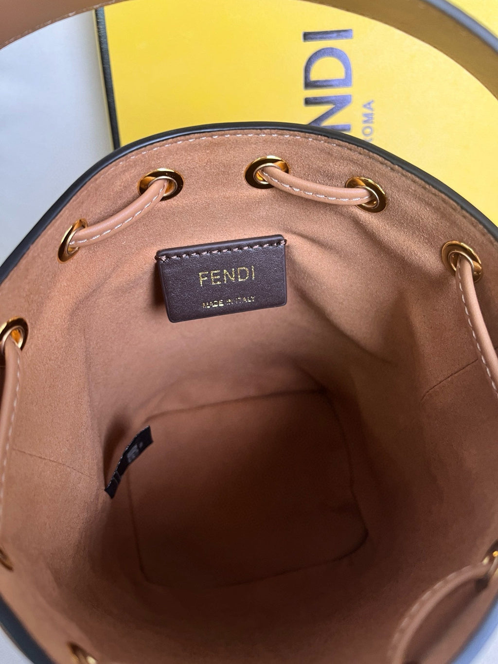 Fendi Mon Tresor 18 in Brown Calfskin Bag