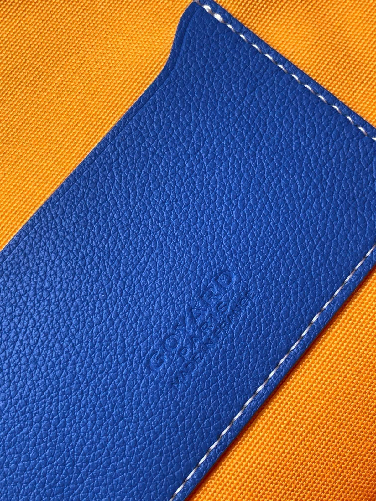 Goyard Senat Pochette in Sky Blue Goyardine Canvas Bag