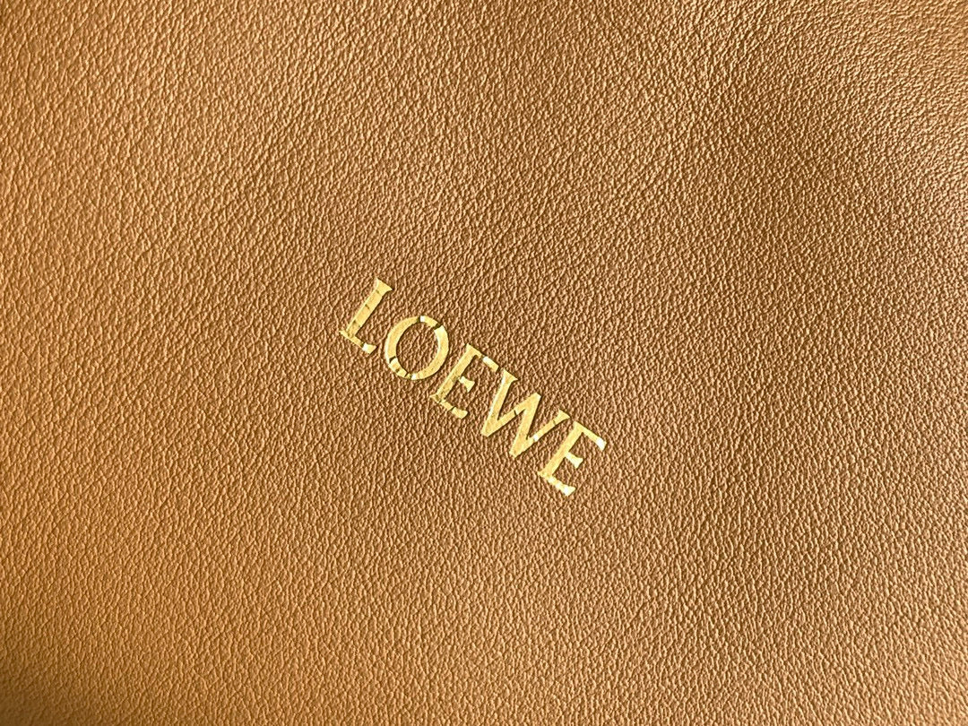 Loewe Medium 30 Flamenco Knot in Beige Lambskin Bag
