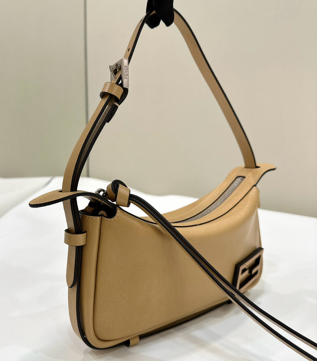 Fendi Simply Mini 22 in Light Brown Grained Calfskin Bag