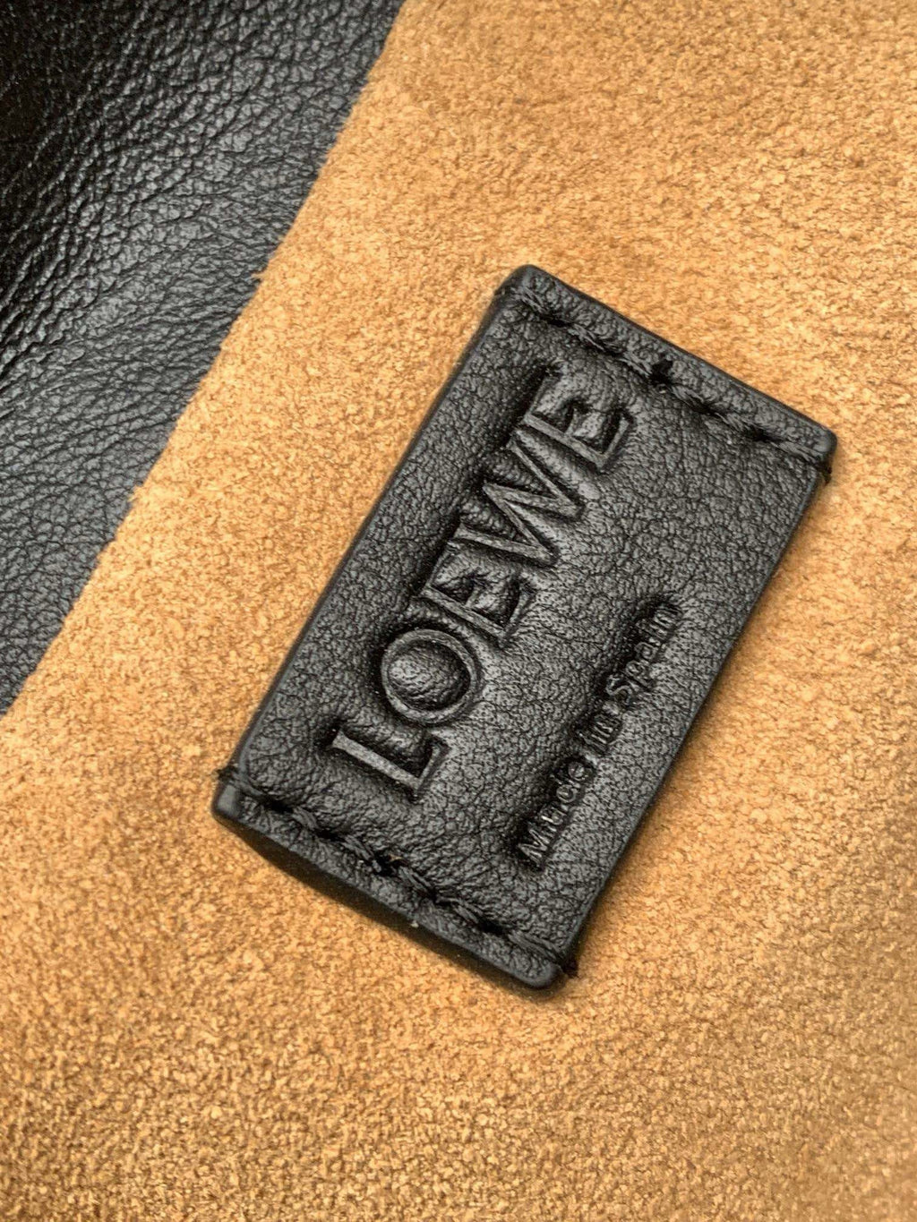 Loewe Medium 30 Flamenco Knot in Black Lambskin Bag
