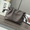 Loewe 23 Flamenco Purse Bucket in Chestnut Brown Calfskin