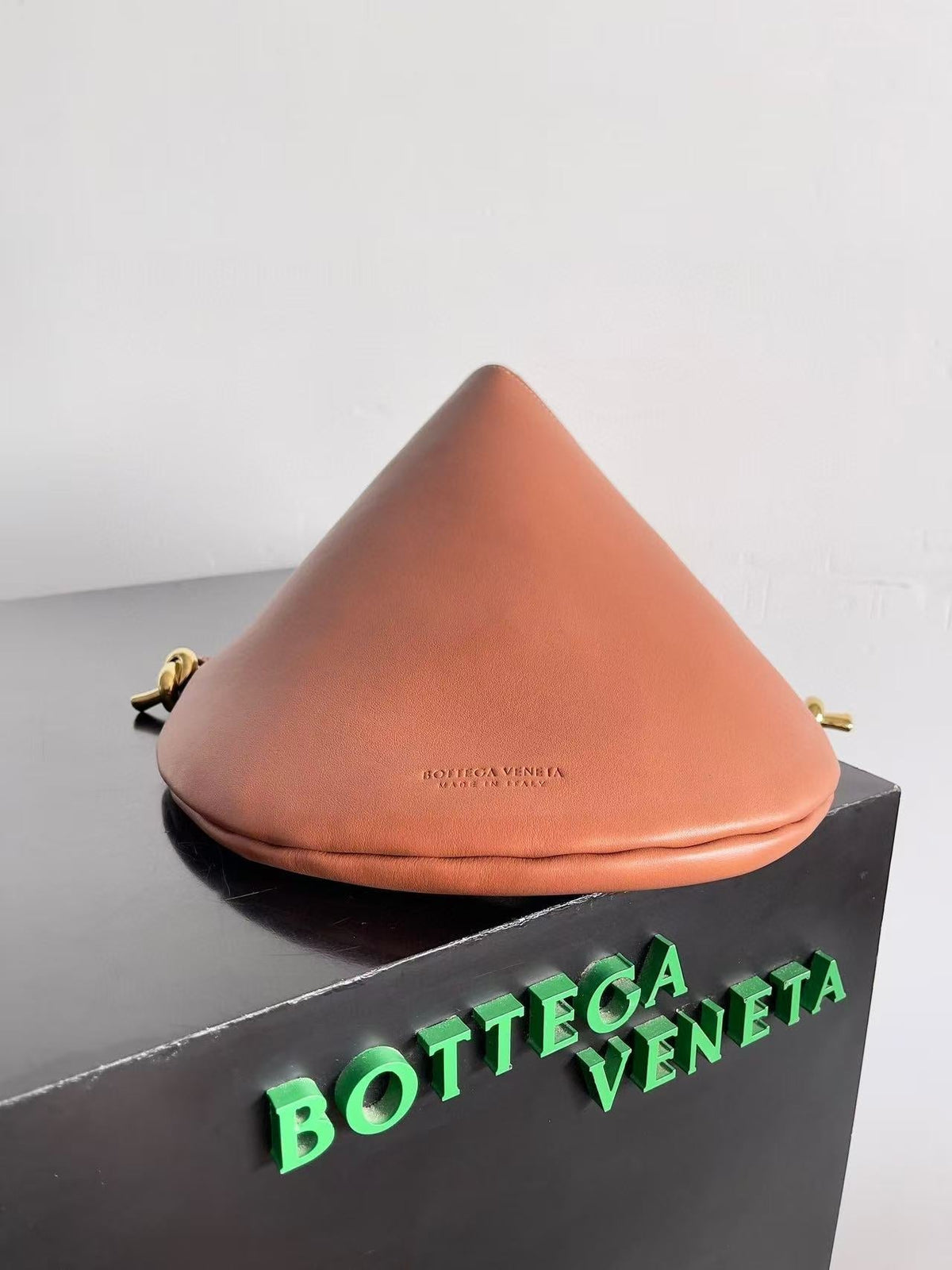 Bottega Veneta Medium Solstice 44 in Brown Lambskin Bag