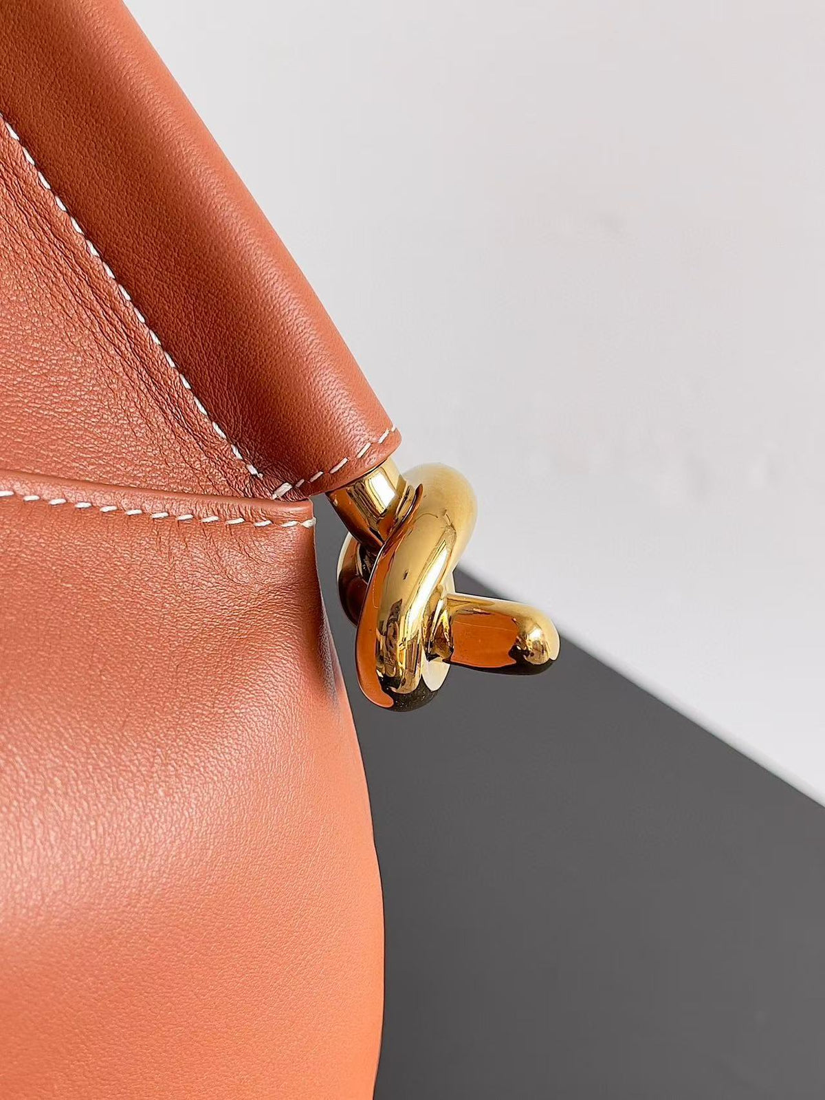 Bottega Veneta Medium Solstice 44 in Brown Lambskin Bag