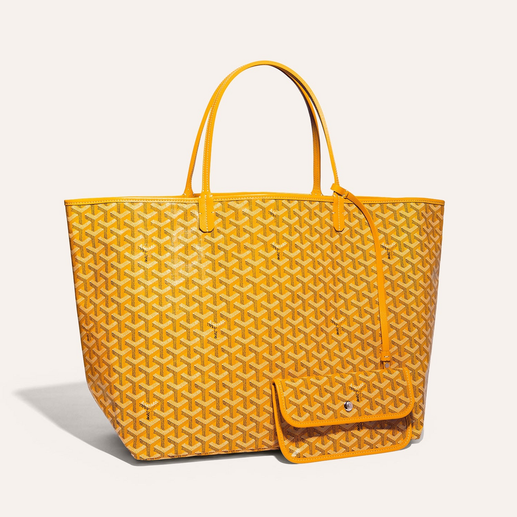 Goyard Saint Louis GM 40cm Yellow Canvas Bag