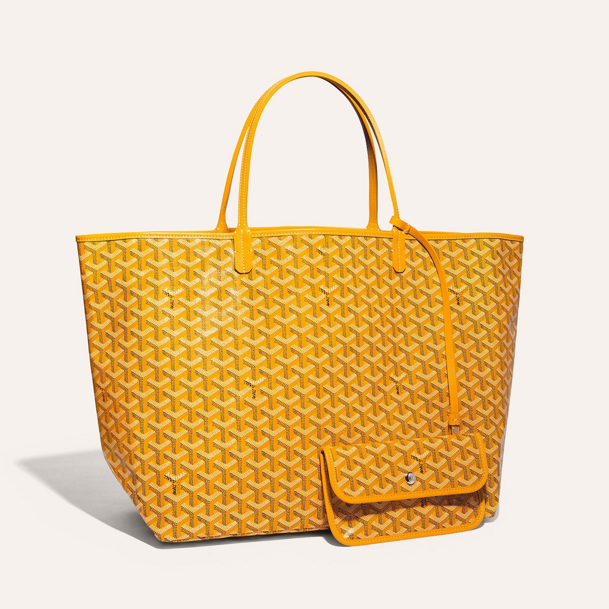 Goyard Saint Louis GM 40cm Yellow Canvas Bag
