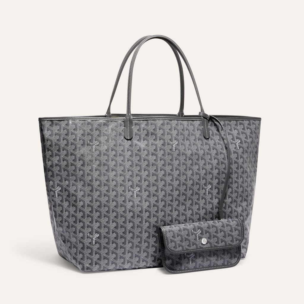 Goyard Saint Louis GM 40cm Grey Canvas Bag