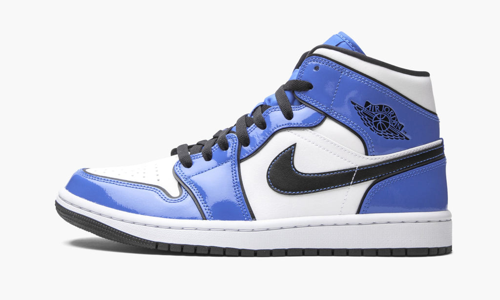 Air Jordan 1 Mid SE Signal Blue Sneakers