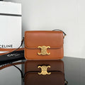 Celine Triomphe Teen 18 Cinnamon Brown Cowhide Bag