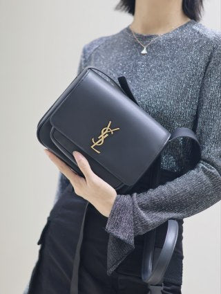 Saint Laurent 25S Niki Baby 22 in Black Calfskin Gold Hardware Bag