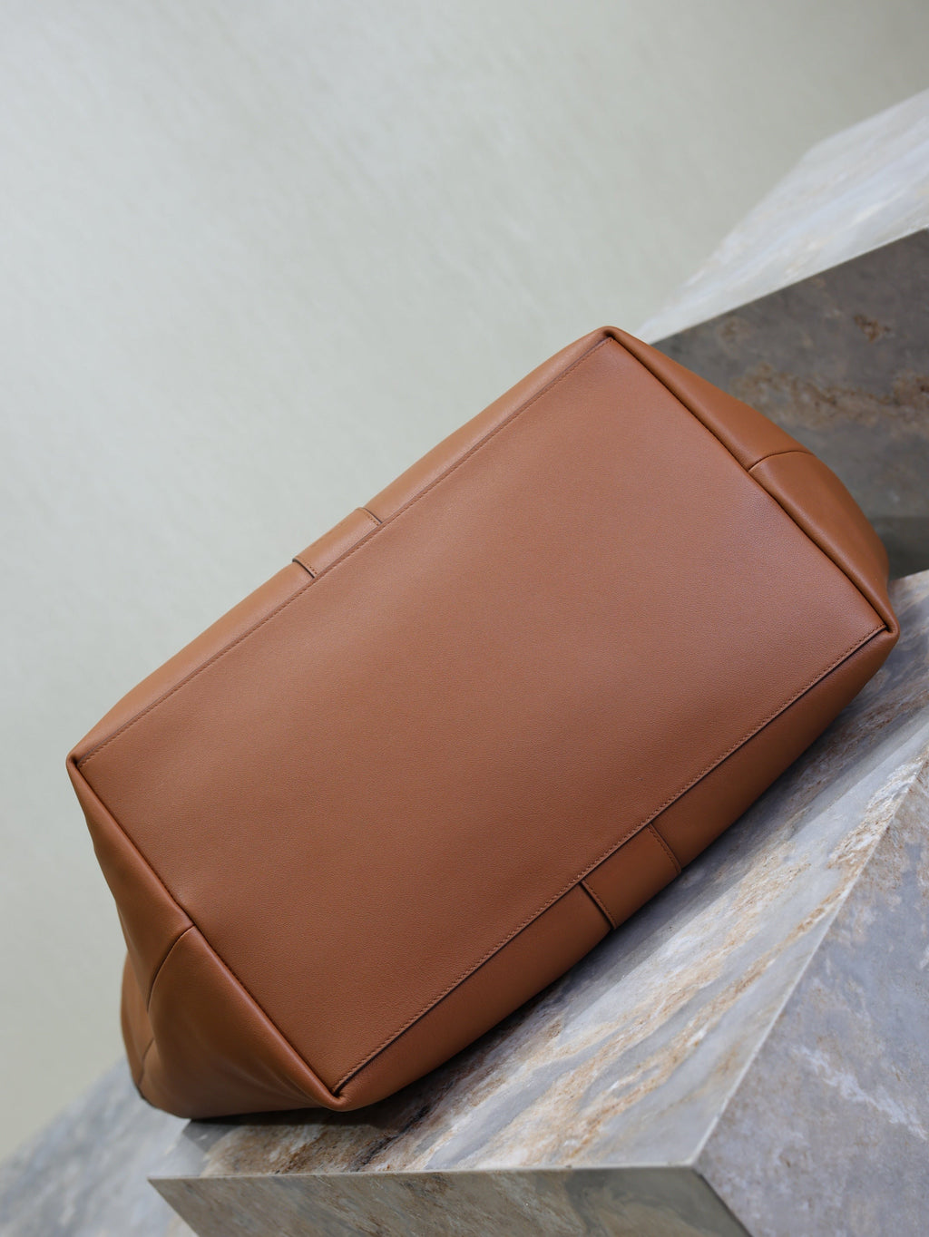Saint Laurent 25S Y Tote 50 in Caramel Calfskin Gold Hardware