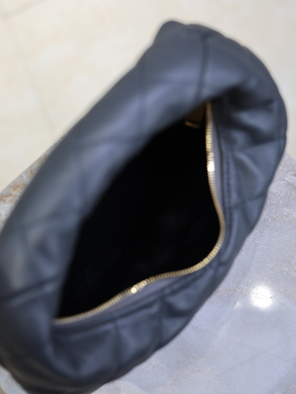 Saint Laurent 25S Icarino 17 in Black Quilted Calfskin Gold Hardware Bag