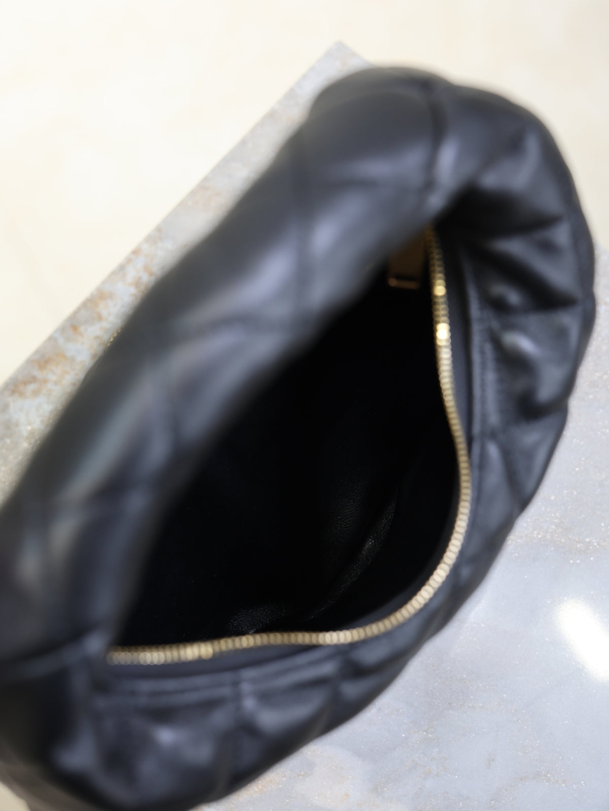 Saint Laurent 25S Icare Baby 17 in Black Quilted Calfskin Gold Hardwre Bag