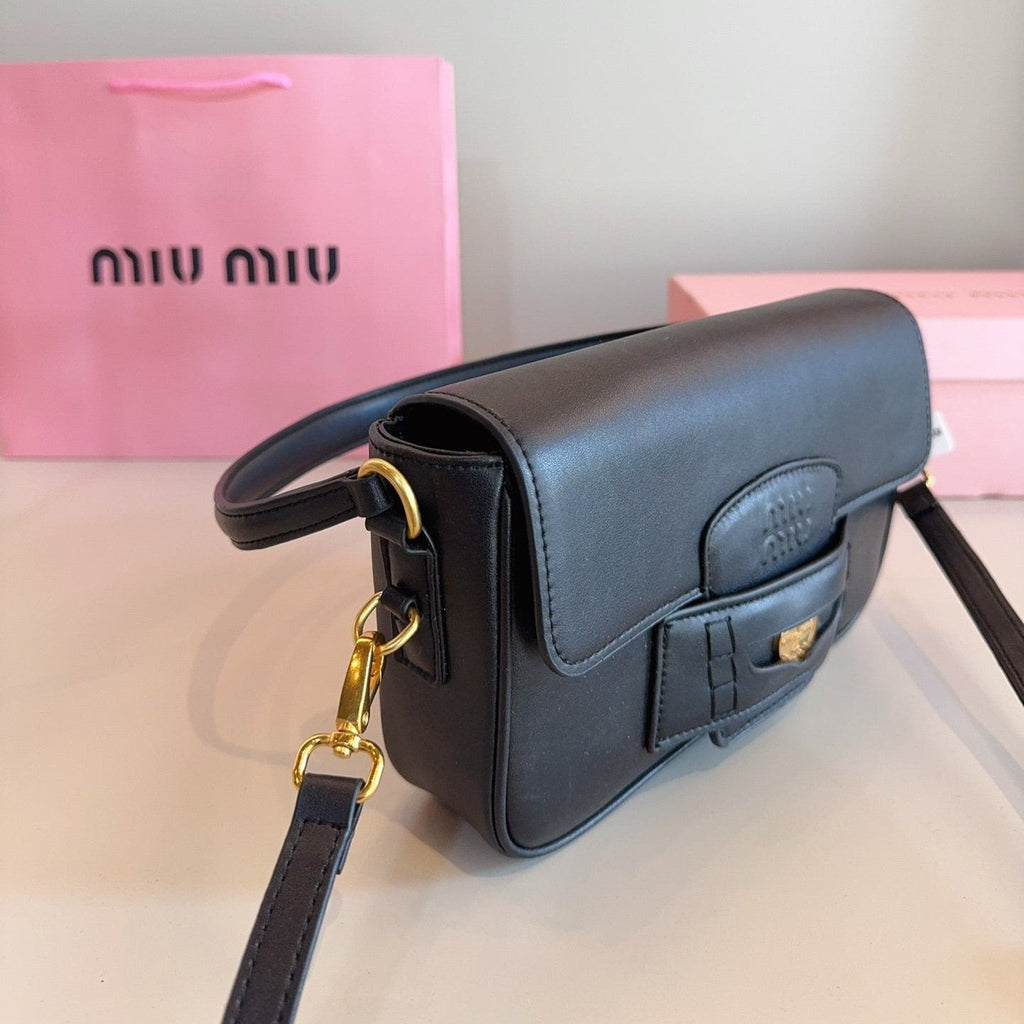 Penny Small Bag 23 in Black Calfskin
