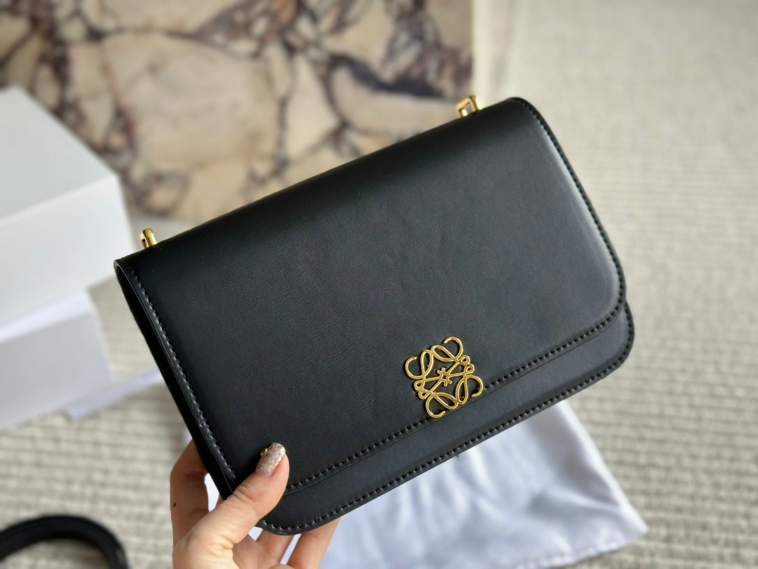 Loewe Goya Bag 23 in Black Silk Calfskin