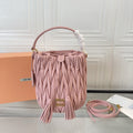 Matelassé Handbag 20 in Light Pink Lambskin