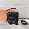 Matelassé Small Handbag 17 in Black Lambskin