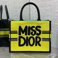 Dior Medium Book Tote 36 in Colorful Canvas 226513