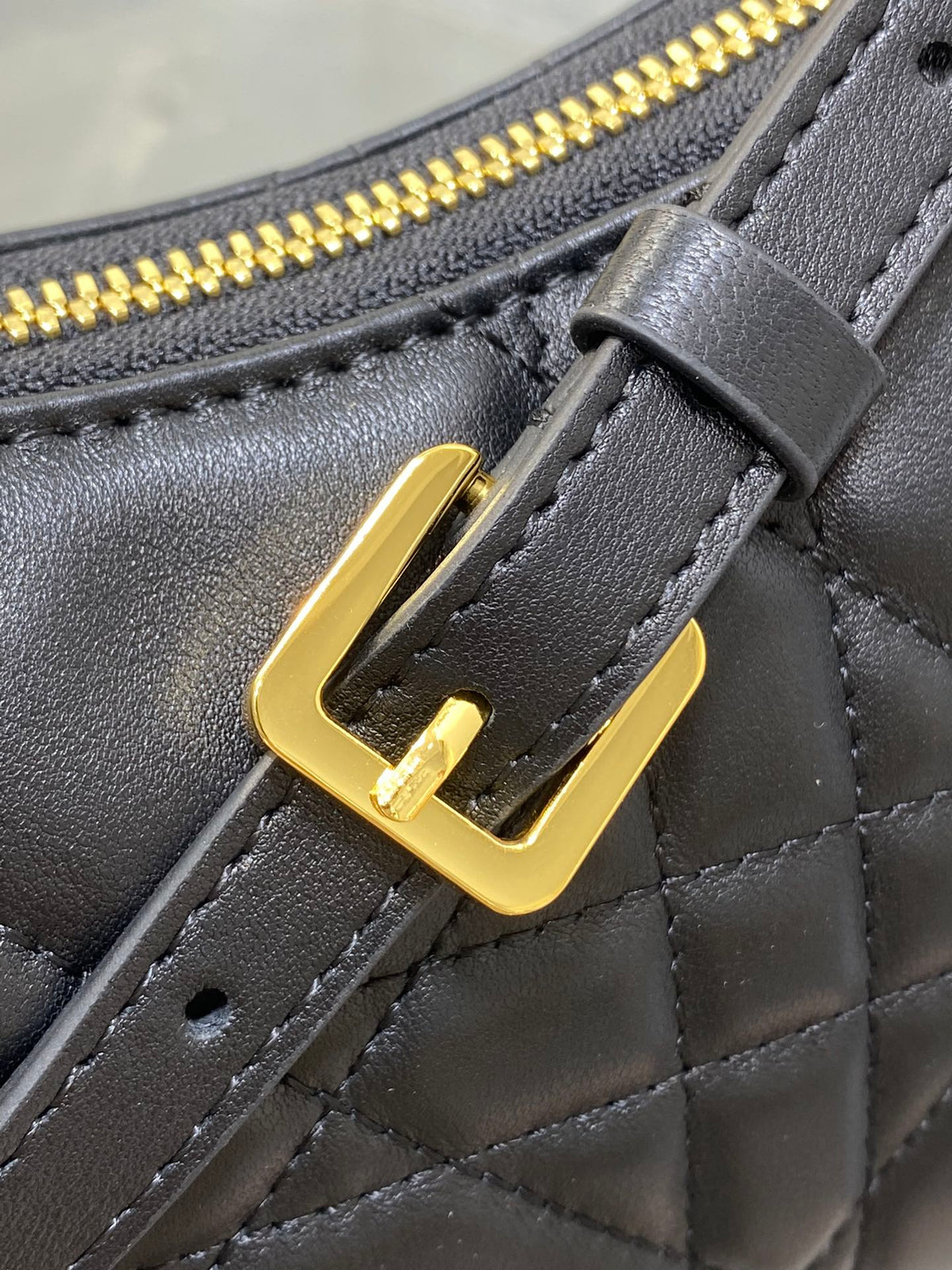 Dior Miss Caro Cigale Mini 18 Bag Black Macrocannage Lambskin