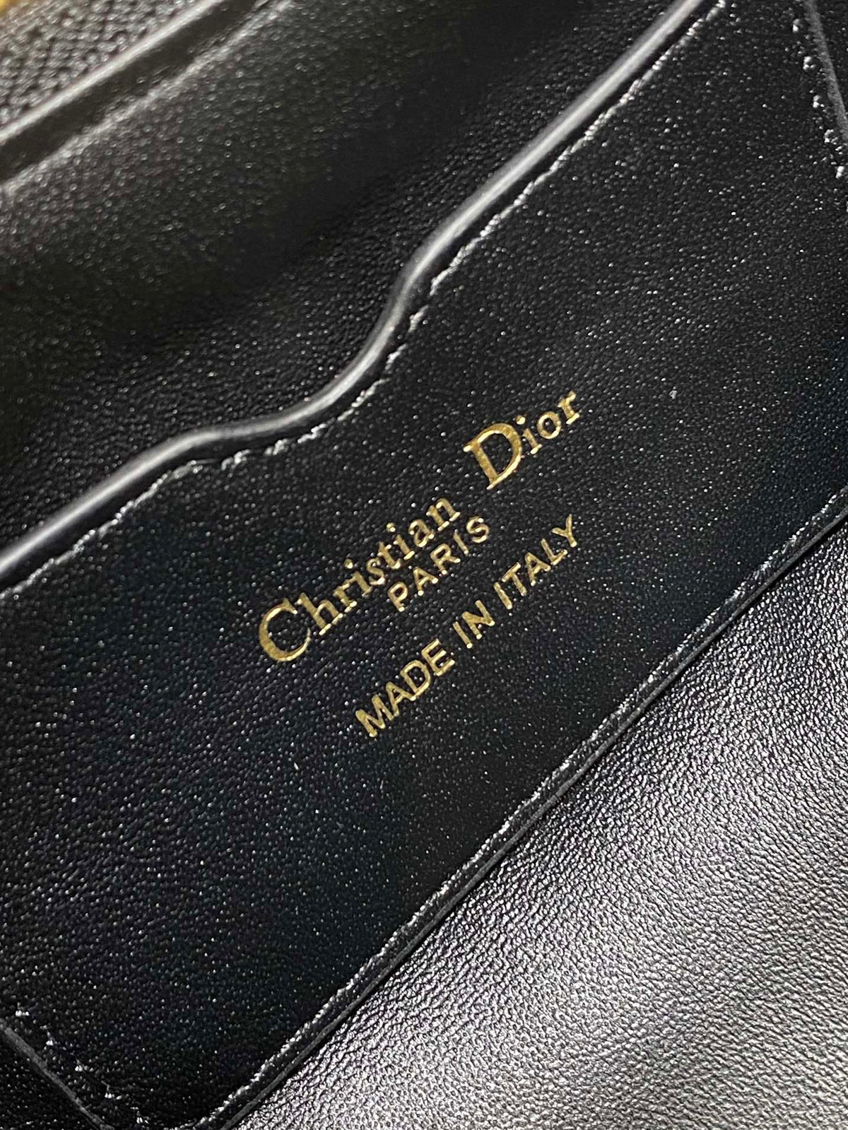 Dior Miss Caro Cigale Mini 18 Bag Black Macrocannage Lambskin