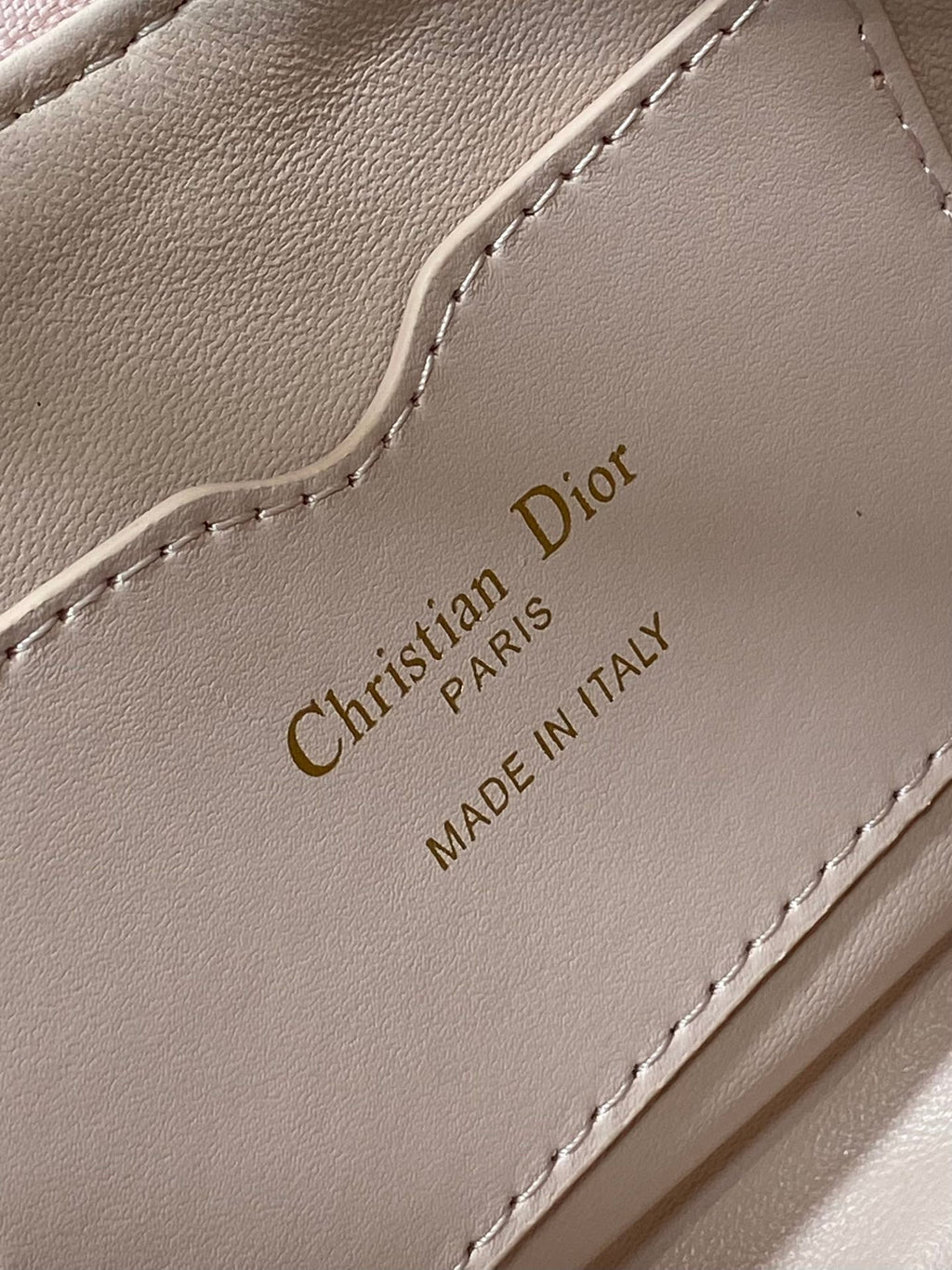 Dior Miss Caro Cigale Mini 18 Bag Powder Pink Macrocannage Lambskin
