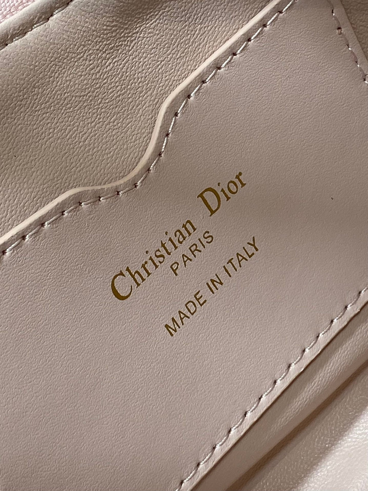 Dior Miss Caro Cigale Mini 18 Bag Powder Pink Macrocannage Lambskin