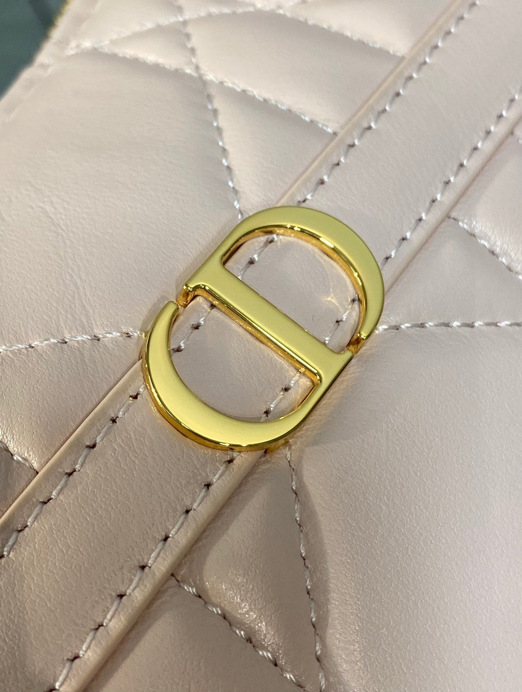 Dior Miss Caro Cigale Mini 18 Bag Powder Pink Macrocannage Lambskin