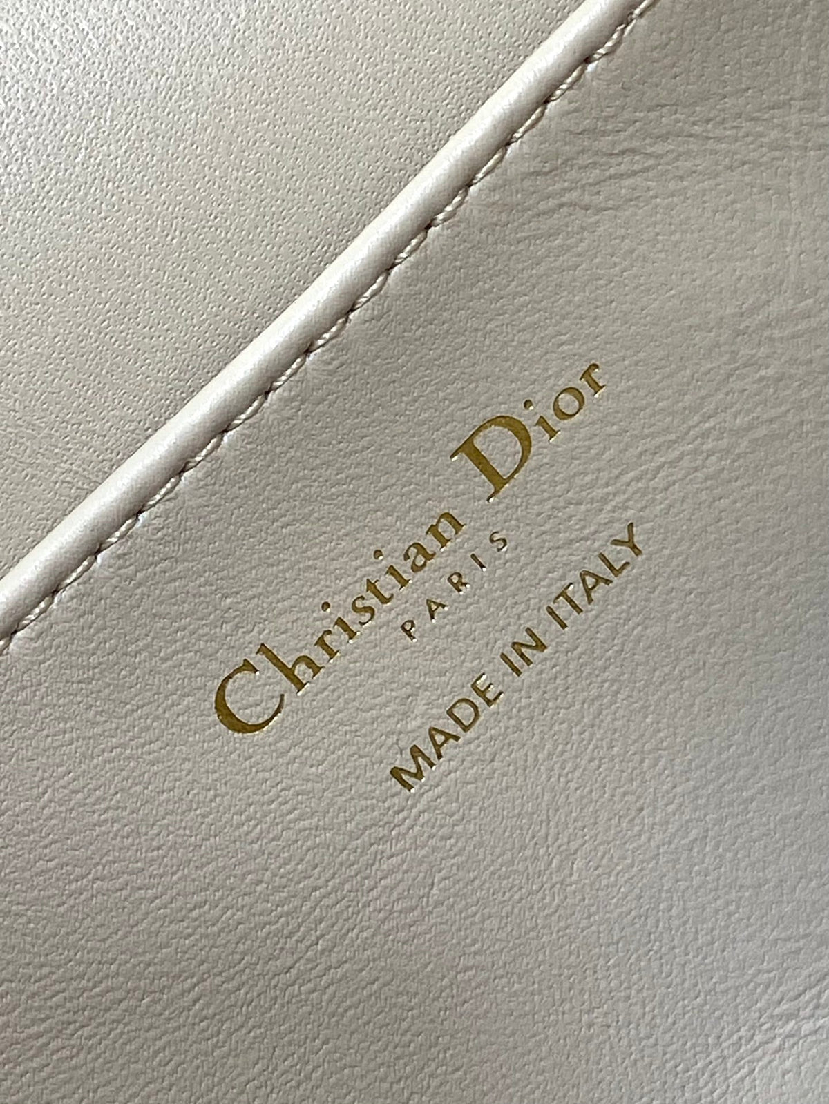 Dior Small 23 Caro Backpack in Almond Beige Macrocannage Lambskin