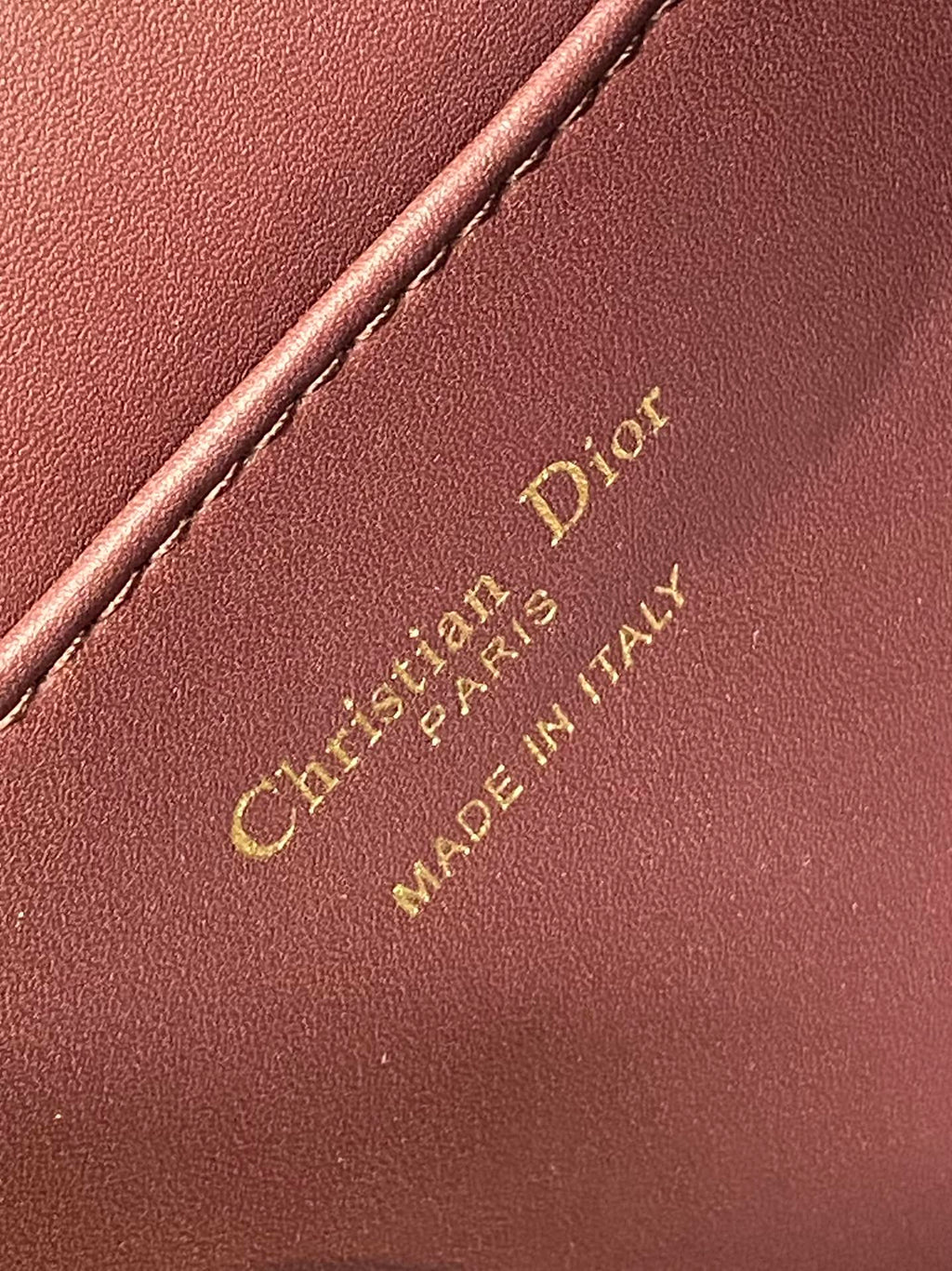 Dior Small 23 Caro Backpack in Plum Purple Macrocannage Lambskin